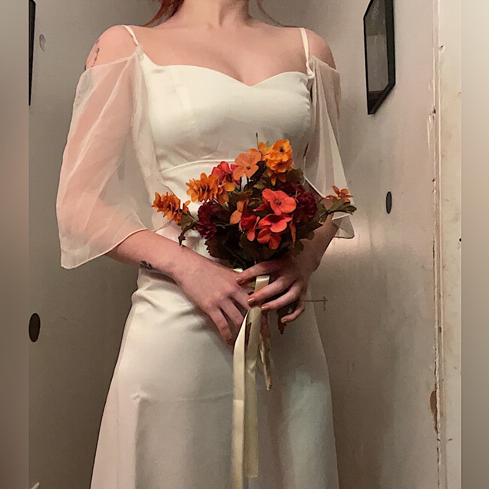 Off Shoulder Wedding Dress